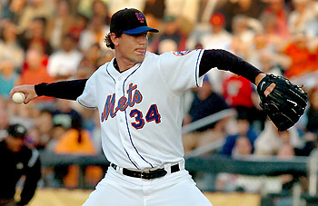 Mets pitcher Mike Pelfrey
