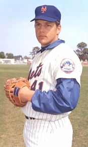 Tom Seaver in his early days as a New York Met
