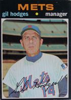 Gil Hodges as manager of New York Mets