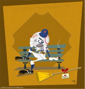 Depressed Mr. Met by Sal Iovine