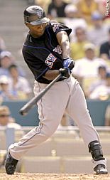 Chip Ambres smacks the game-winning hit against the Dodgers in his only hit as a New York Met