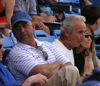 Omar Minaya and Sandy Koufax Omar Minaya and Sandy Koufax