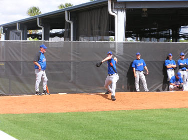 Guy Conti watching John Maine Guy Conti watching John Maine