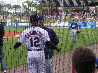Willie Randolph and Joe Torre