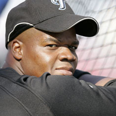 Frank Thomas with the Blue Jays