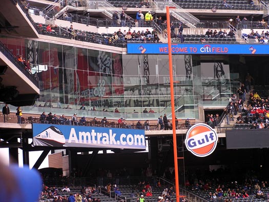 citi field left field foul pole